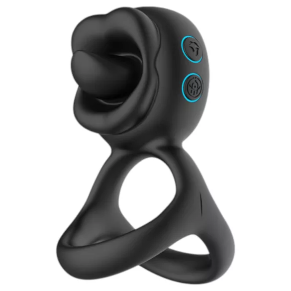 Biu-Biu - Black Ring & Tease Clitoral Vibrator