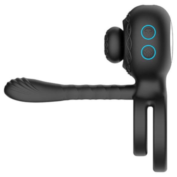 Biu-Biu - Couples Vibrator with Ring (Black)