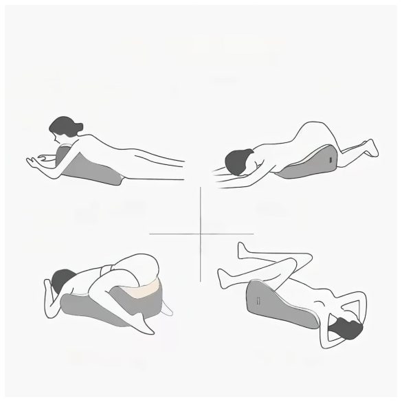 Magic Pillow - Memory Foam Pillow with Dildo Holder (Pink)