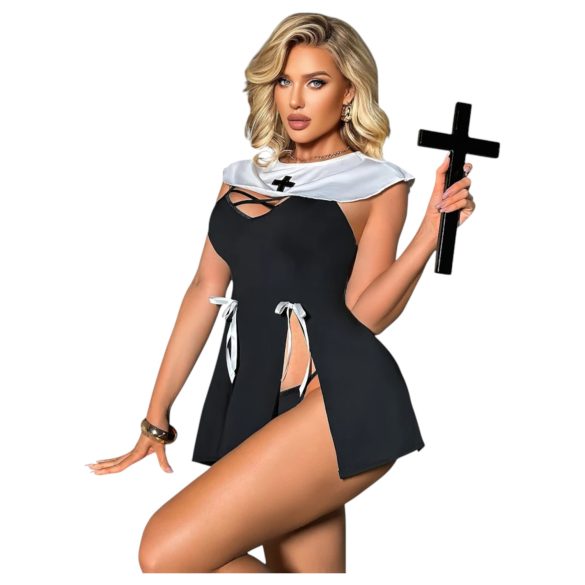 Nun Costume (Black) - L