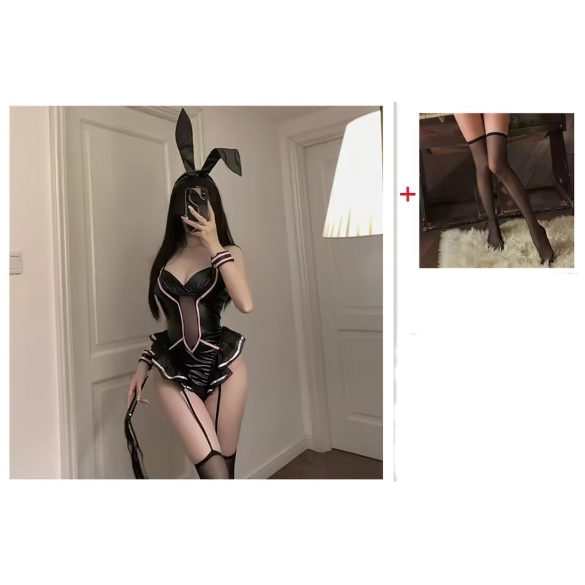 Black Bunny Costume