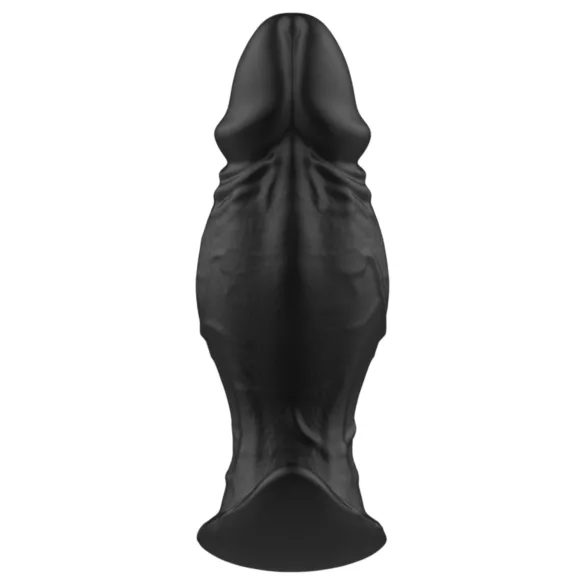 Kangvo - magnetic inflatable silicone dildo (black)