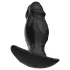 Kangvo - magnetic inflatable silicone dildo (black)