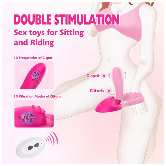Mroow - flexible pillow vibrator (pink)