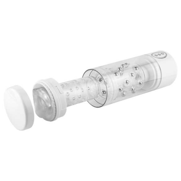 PDX Roto-Bator - Vibrating Oral Pleasure Device (White)