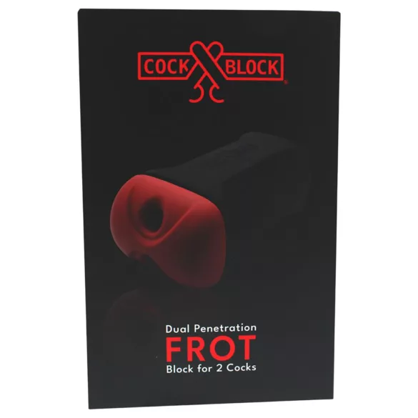 CockBlock - FROT double masturbator (black)