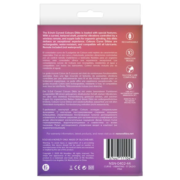 NS Novelties - 2in1 Clit & G-Spot Vibrator (Pink)