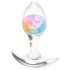 NS Novelties - Rainbow Translucent Anal Plug - Small