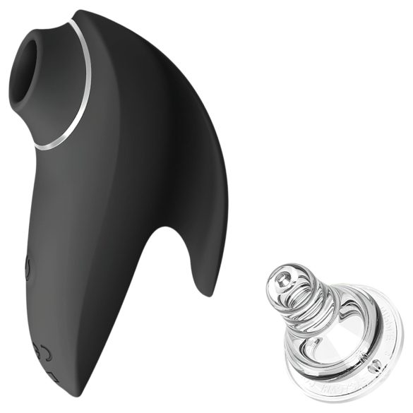 AlvUp - Airwave Clitoral Stimulator Vibrator (Black)