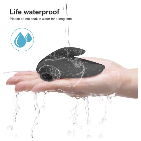 AlvUp - Airwave Clitoral Stimulator Vibrator (Black)