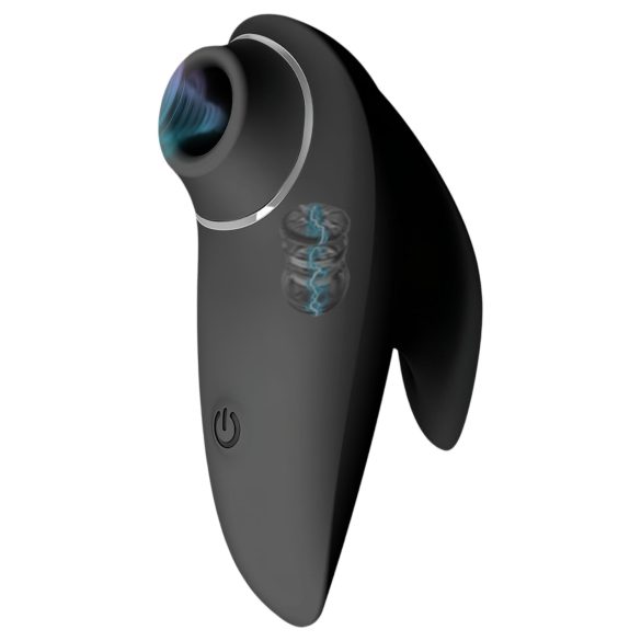 AlvUp - Airwave Clitoral Stimulator Vibrator (Black)