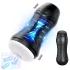 AlvUp - Vibrating Suction Masturbator (Black)