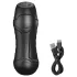 AlvUp - Vibrating Suction Masturbator (Black)