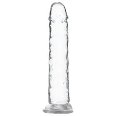Addiction Crystal - Suction Cup Dildo (Clear) - 18cm