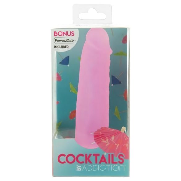 Addiction Cocktails - Suction Cup Dildo (Pink)