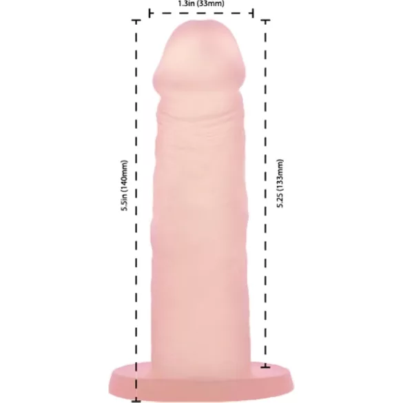 Addiction Cocktails - Suction Cup Dildo (Peach)