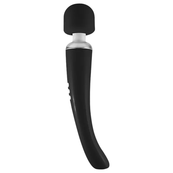 Love Magic Elegance Wand - Rechargeable, Massaging Vibrator (Black)