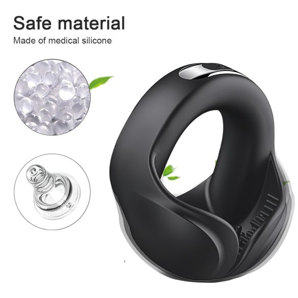 AlvUp - Vibrating Intimacy Ring (Black)