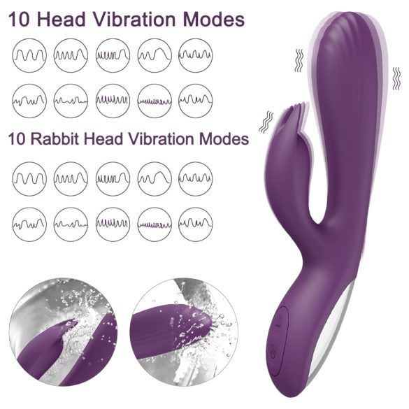 AlvUp - Bunny G-Spot Vibrator (Purple)