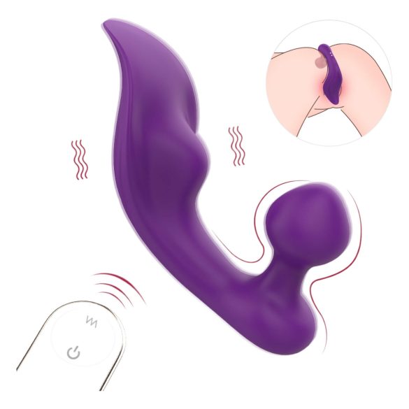 Sex HD Chomper - Waterproof Clitoral & Anal Vibrator (Purple)