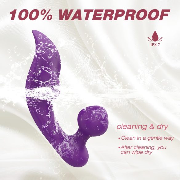 Sex HD Chomper - Waterproof Clitoral & Anal Vibrator (Purple)