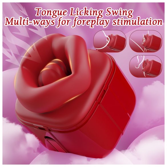 SEX HD Lovely Kiss - Licking-Sucking Vibrator (Red)