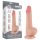 Lovetoy Sliding-Skin - Dual-Layer Dildo with Balls - 20cm (Natural)