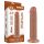 Lovetoy Sliding-Skin - Suction Cup Dual-Layer Dildo - 20cm (Natural)