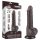 Lovetoy Sliding-Skin - Dual-Layer Testicle Dildo - 19.5cm (Brown)