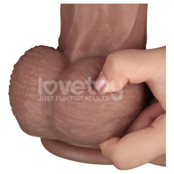 Lovetoy XXL Dual-Layer Dildo - 36.5 cm - (Natural)