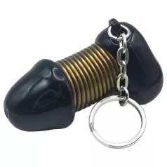 Roomfun - funny penis keyring (black)