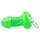 Roomfun - funny penis keyring (green)