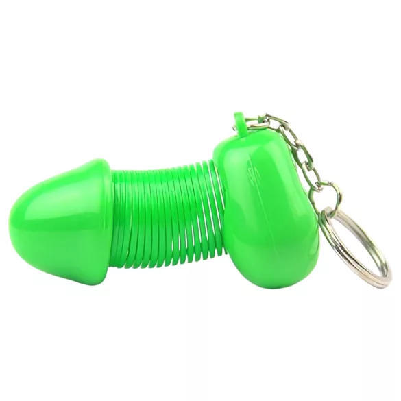 Roomfun - funny penis keyring (green)
