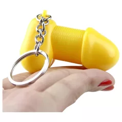 Roomfun - funny penis keyring (yellow)