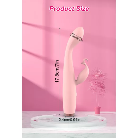 AlvUp - G-Spot Vibrator with Clitoral Arm (Pink)