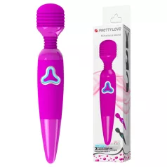 Pretty Love Wand - rechargeable massage vibrator (purple)