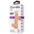 Baile Zebulon - Realistic Vibrator with Balls - 19cm (Natural)
