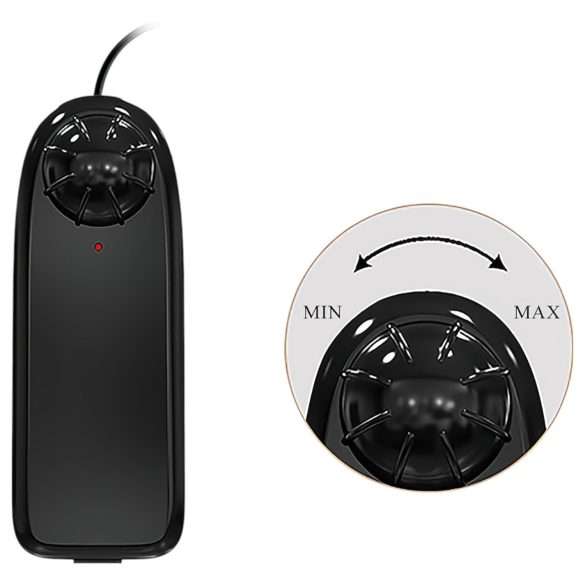 Baile Zebulon - Realistic Vibrator with Balls - 19cm (Natural)