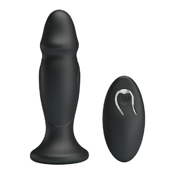 MR. PLAY - Rechargeable Radio-Controlled Anal Vibrator (Black)