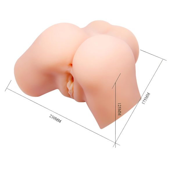 Crazy Bull - Lifelike Vibrating Masturbator (Natural)