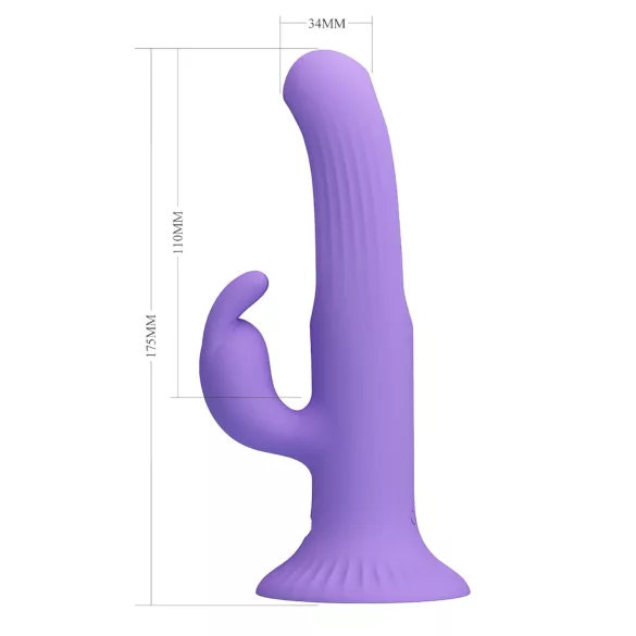 Pretty Love Killmoulis - G-spot and licking vibrator (purple)