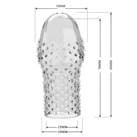 Pretty Love Becks - Translucent Penis Sleeve