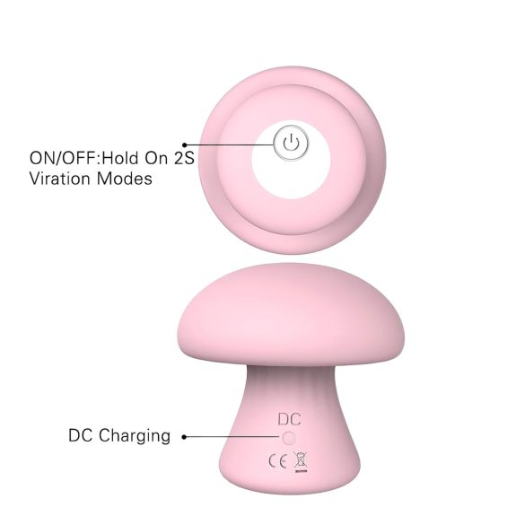 Magic Mushroom - Rechargeable Face Massager (Pink)