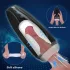 Sex HD Hawk - Rechargeable Vibrating Suction Masturbator (Black & White)