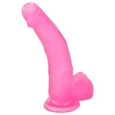 Lovetoy Jelly Studs - Suction Cup Dildo - 20cm (Pink)