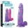 Lovetoy Jelly Studs - Suction Cup Dildo - 20cm (Purple)