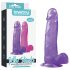 Lovetoy Jelly Studs - Suction Cup Dildo - 20cm (Purple)