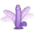 Lovetoy Jelly Studs - 6" Suction Cup Dildo - Purple