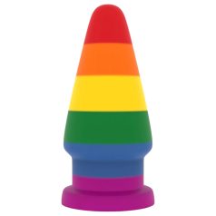 Lovetoy Prider - anal expander plug - 15 cm (rainbow)