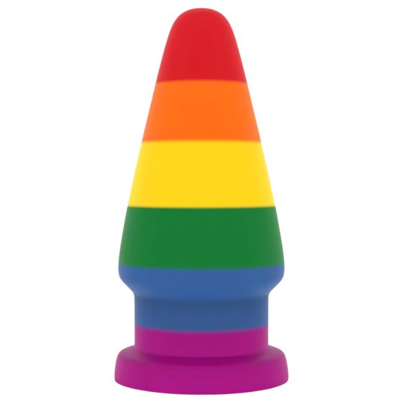 Lovetoy Prider - anal expander plug - 15 cm (rainbow)